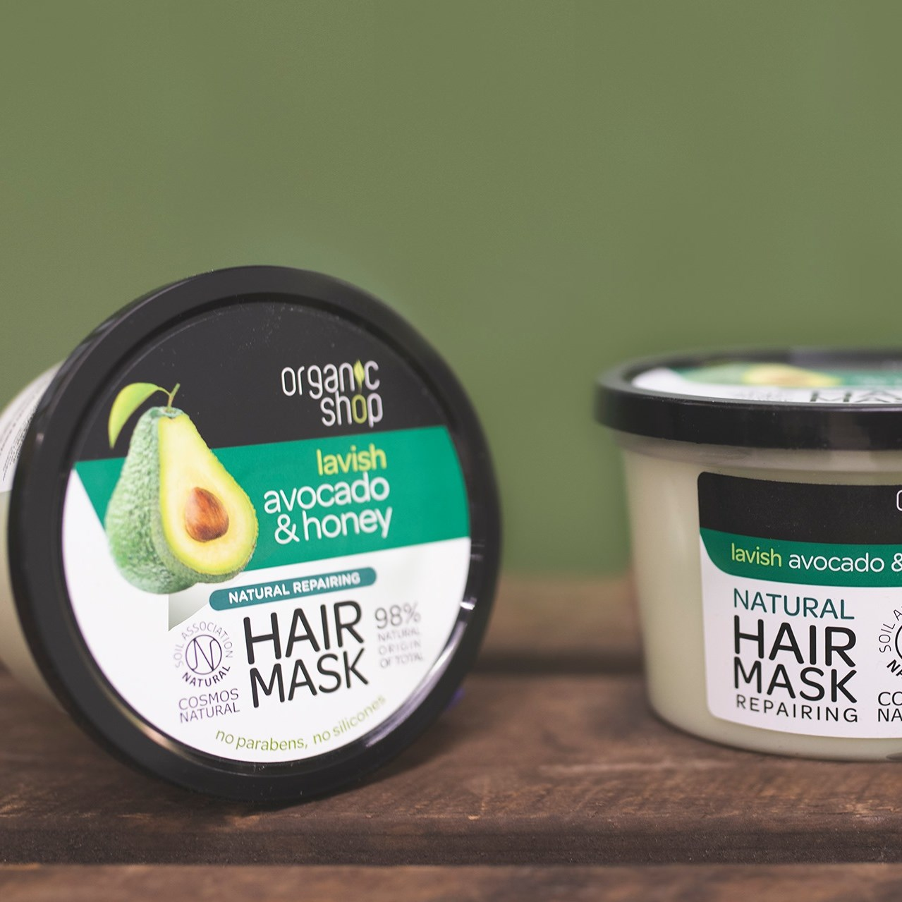 Mặt Nạ Hấp Tóc Organic Shop Natural Hair Mask 250ml - Cocolux - Avocado &  Honey
